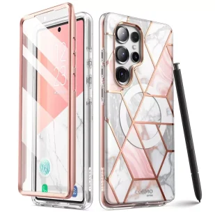 Etui do Samsung Galaxy S25 Ultra Supcase Cosmo Mag MagSafe Marble - Etui i futerały do telefonów - miniaturka - grafika 1