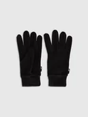 Rękawiczki - 4F Rękawiczki dzianinowe Touch Screen uniseks - czarne L - miniaturka - grafika 1