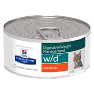 Mokra karma dla kotów - Hills Vet Hills Feline Vet Diet w/d Digestive Weight Management 156g - miniaturka - grafika 1