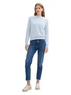 Spodenki damskie - Tom Tailor Dżinsy - Boyfriend fit - w kolorze niebieskim - miniaturka - grafika 1
