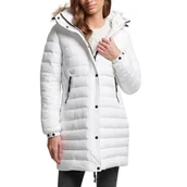 Kurtki damskie - Kurtka damska Superdry Fuji biała zimowa puchowa-S - miniaturka - grafika 1