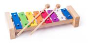 Instrumenty muzyczne dla dzieci - woody Metalowe cymbałki - miniaturka - grafika 1