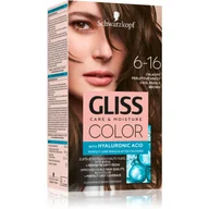 Farby do włosów i szampony koloryzujące - Schwarzkopf Gliss Color Krem koloryzujący nr 6-16 Chłodny Perłowy Brąz 1op. - miniaturka - grafika 1