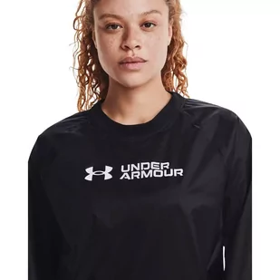 Bluza damska Under Armour Recover Woven Shine Crew - Bluzy sportowe damskie - miniaturka - grafika 3
