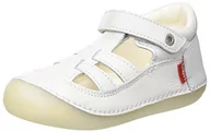 Buty dla dziewczynek - Kickers Dziewczęce buty Sushy Mary Jane, biały, 24 EU - miniaturka - grafika 1