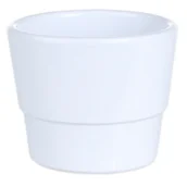 Donice - Osłonka ceramiczna 7 cm biała CERMAX - miniaturka - grafika 1