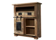 Komody - Komoda Railway #152 Drewniana Mango Loft Woskowane 75X36X90 Cm B 6655 - miniaturka - grafika 1