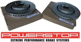 Przednia WIERCONA NACINANA tarcza hamulcowa POWERSTOP 350mm Dodge Durango 2011- - Tarcze hamulcowe - miniaturka - grafika 3