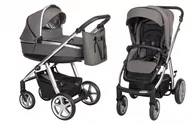 Wózki dziecięce - Espiro Wózek dziecięcy 2w1 Next Multicolor AIR - Graphite Street - miniaturka - grafika 1