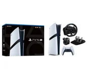 Konsole Playstation - Sony PlayStation 5 Pro (PS5 2TB + Kierownica Logitech G923 + Skrzynia biegów Driving Force) - miniaturka - grafika 1