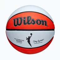 Koszykówka - Piłka do koszykówki dziecięca Wilson WNBA Authentic Series Outdoor orange/white rozmiar 5 - miniaturka - grafika 1