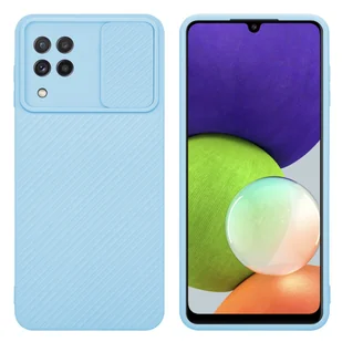 Etui ochronne Cadorabo do Samsung Galaxy A22 4G w kolorze niebieskim Etui na telefon komórkowy Etui TPU ochrona aparatu fotograficznego - Etui i futerały do telefonów - miniaturka - grafika 1