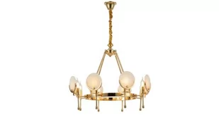 Lumina Deco Deco NOWOCZESNY ŻYRANDOL KRYSZTAŁOWY MONTEGO W8 LDP 8010-8 (GD) - Lampy sufitowe - miniaturka - grafika 1