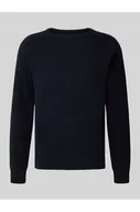 Swetry męskie - Sweter z dzianiny z okrągłym dekoltem model DANTE - Blend - miniaturka - grafika 1