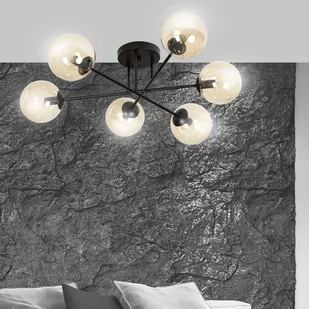 Emibig BRENDI 6B BL MIODOWY 833/6B lampa sufitowa 6x40W/E14 IP20 833/6B - Lampy sufitowe - miniaturka - grafika 3