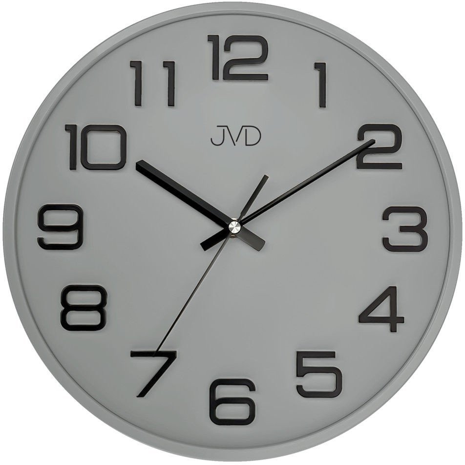 Zegar ścienny JVD HX2472.13 szary 31 cm .
