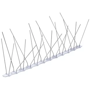 Kolce na ptaki 33 x 17 cm, srebrne - Zwalczanie i odstraszanie szkodników - miniaturka - grafika 1