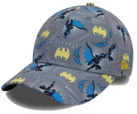 Czapki damskie - Czapka dziecięca NEW ERA DC Batman 9FORTY 6-12 lat szara - miniaturka - grafika 1