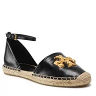 Espadryle damskie - Espadryle TORY BURCH - Eleanor Dorsay Espadrille 88743 Perfect Black/Perfect Black 004 - miniaturka - grafika 1