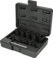 Klucze i nasadki - KS Tools 913.3855 zestaw kluczy nasadowych 3/8 cala profil spiralne, 10-częściowy, 10 19 MM - miniaturka - grafika 1