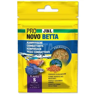 Jbl Pronovo Betta Flakes S 20Ml - Pokarm Dla Bojowników W Płatkach - Pokarm dla ryb - miniaturka - grafika 1