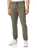 Spodenki męskie - camel active Męskie spodnie 476235/8F23, Olive Brown, 35W / 34L - miniaturka - grafika 1
