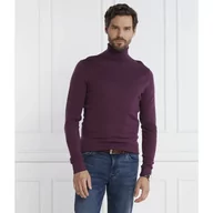 Swetry męskie - Calvin Klein Wełniany golf | Slim Fit - miniaturka - grafika 1