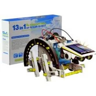 Roboty dla dzieci - LEANToys Zestaw Kreatywny Roboty Solarne Robot 13 w 1 DIY 2420 - miniaturka - grafika 1