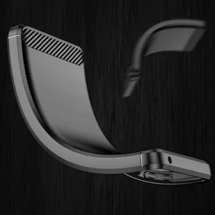 Etui Carbon Case do OPPO Reno 5 4G / Reno 5 5G / Reno 5K / Find X3 Lite czarny - Etui i futerały do telefonów - miniaturka - grafika 5