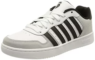 K-Swiss Męskie trampki Court Palisades Sneaker, białe/szare/czarne, 44 EU - Trampki męskie - miniaturka - grafika 1