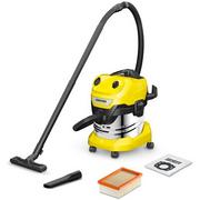 Odkurzacze przemysłowe - Odkurzacz KARCHER WD 4 S V-20 5 22 EU 1.628-260.0 Żółto-Srebrny - miniaturka - grafika 1