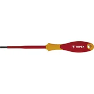 Śrubokręty - Topex wkrętak płaski, izolowany, 3x100mm, 1000V, , 39D471 - miniaturka - grafika 1
