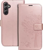 Etui i futerały do telefonów - OEM Kabura MEZZO Book do SAMSUNG A34 5G drzewo złoty róż - miniaturka - grafika 1