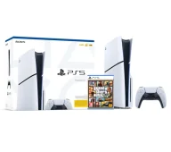 Konsole Playstation - Sony PlayStation 5 Slim D Chassis PS5 1TB z napędem + Grand Theft Auto V - miniaturka - grafika 1