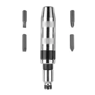 Śrubokręty - Wkrętak udarowy z zestawem obrotowym SL7/ SL8/PH2/PH3 4 szt. Dexter - miniaturka - grafika 1