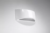 Lampy ścienne - Sollux Lighting Kinkiet RING biały z włącznikiem BITTERSWEET SHIMMER - miniaturka - grafika 1