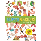 Kolorowanki, wyklejanki - Naklejanka Supernaklejki: Ludzkie ciało - miniaturka - grafika 1