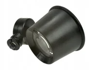 Mikroskopy i lupy - Lupa zegarmistrzowska x10 fi 25mm +LED - miniaturka - grafika 1