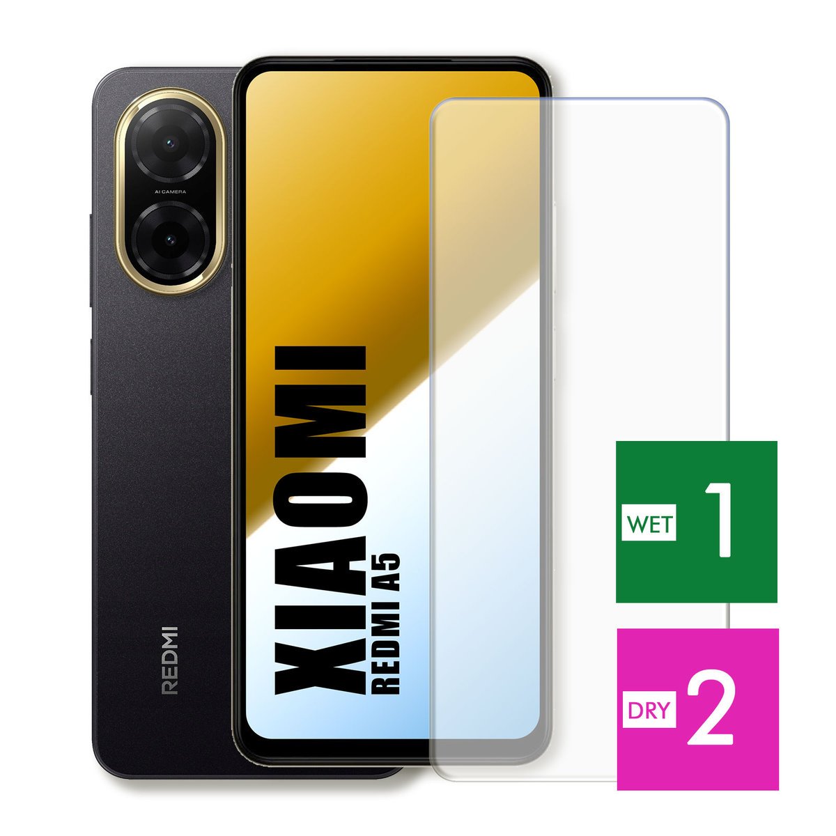 WZMOCNIONE SZKŁO DO XIAOMI REDMI A5 SZYBKA HARTOWANE 9H JAKOŚĆ