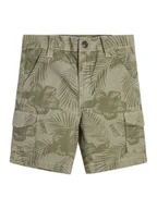 Spodenki damskie - Guess Szorty materiałowe N3GD12 WFCB0 Zielony Regular Fit - miniaturka - grafika 1