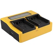Ładowarki do aparatów dedykowane - Patona dual LCD USB VBN130 VBN130E - miniaturka - grafika 1