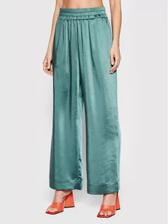 Spodnie damskie - Ted Baker Spodnie materiałowe Umelda 259511 Zielony Wide Fit - grafika 1