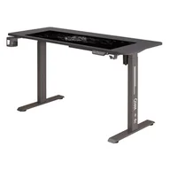 Biurka gamingowe - Cobra Electra CRF14ELBK 140cm Regulacja wysokości Czarny - miniaturka - grafika 1
