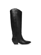 Kozaki damskie - Badura Kozaki EO-V365-206-1 Czarny - miniaturka - grafika 1