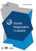 Czasopisma - Studia Regionalne i Lokalne 2/2024 - miniaturka - grafika 1