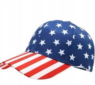 Czapki i chusty sportowe męskie - Czapka z daszkiem Flaga Stanów Zjednoczonych Ameryka USA Stany Zjednoczone - miniaturka - grafika 1