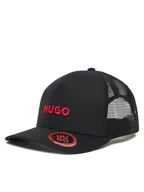 Czapki męskie - HUGO Czapka z daszkiem 50535942 Czarny - miniaturka - grafika 1