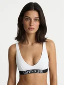 Stroje kąpielowe - Calvin Klein Swimwear Góra od bikini LV00Q61211 Biały - miniaturka - grafika 1