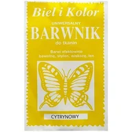 Farby i media malarskie - czakos Barwnik do tkanin "Motyl", żółty cytrynowy, Biel i Kolor, 10 g CZ-BT-084 - miniaturka - grafika 1