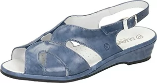Sandały damskie - Suave Sandały damskie, niebieskie, rozmiar 42 EU, niebieski, 42 EU - grafika 1